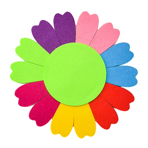 Красочный реквизит подсолнечника, спортивная встреча, церемония открытия, вход, портативный объект, представление в детском саду, рука, цветок, танец, цветок