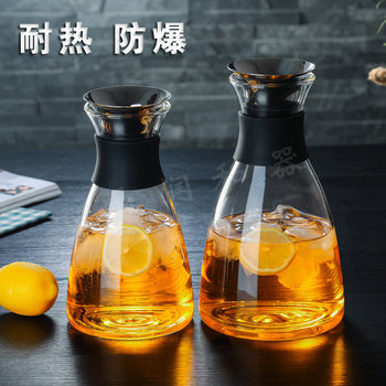 Tianrunhe ຂະຫນາດໃຫຍ່ຄວາມອາດສາມາດຫນາແກ້ວ kettle ຄວາມຮ້ອນຕ້ານການລະເບີດ, kettle ເຮືອນນ້ໍາເຢັນ kettle ການຂົນສົ່ງຟຣີ