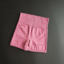 European and American Net red peach hip fitness clothes women running shorts yoga sports outdoor high waist tight quick-dry three-point pants summer