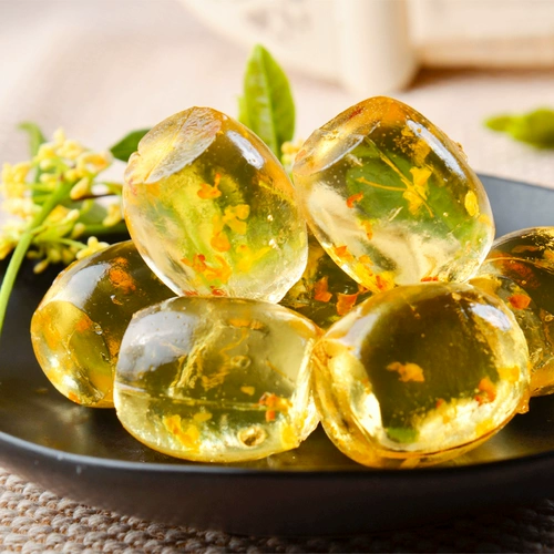 Магазин обратно, пассажир прошел 10 000 -летний магазин 3 мешки с гилин -специализированным хрусталом Османаттус смягчитель, прозрачный аромат Osmanthus QQ Osmanthus yangshuo Osmanthus Frozen Sugar