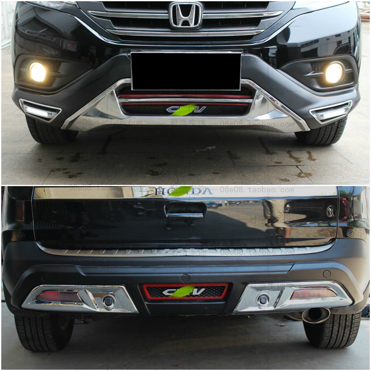 Old Honda CRV front and rear bar crv front and rear bumper plus guard bar special guard bar anti-collision bar modification