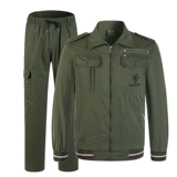 Летний хлопковый тонкий износостойкий камуфляжный комплект для работы, рабочая одежда, защита от ожогов