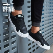 Hongxing Erke giày giày nam mùa thu và mùa đông giày hoang dã giày trượt nhẹ giày thể thao giày thường giày trắng nam