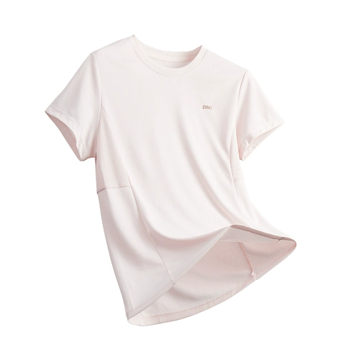 Быстросохнущая летняя спортивная шелковая форма для бадминтона, футболка с коротким рукавом для матери, для бега