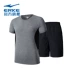 Erke Hongxing Erke thể thao cuộc sống thể thao quần áo thể thao nam tay ngắn 19Q2M90114015 - Thể thao sau Thể thao sau