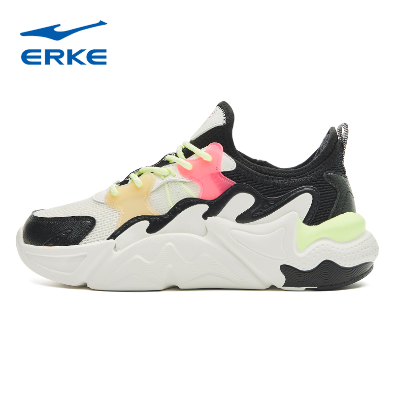 Hongxing Erke メンズシューズ リバウンドクッション ランニングシューズ ボードシューズ スポーツカジュアルシューズ ソフトソール 快適スポーツシューズ