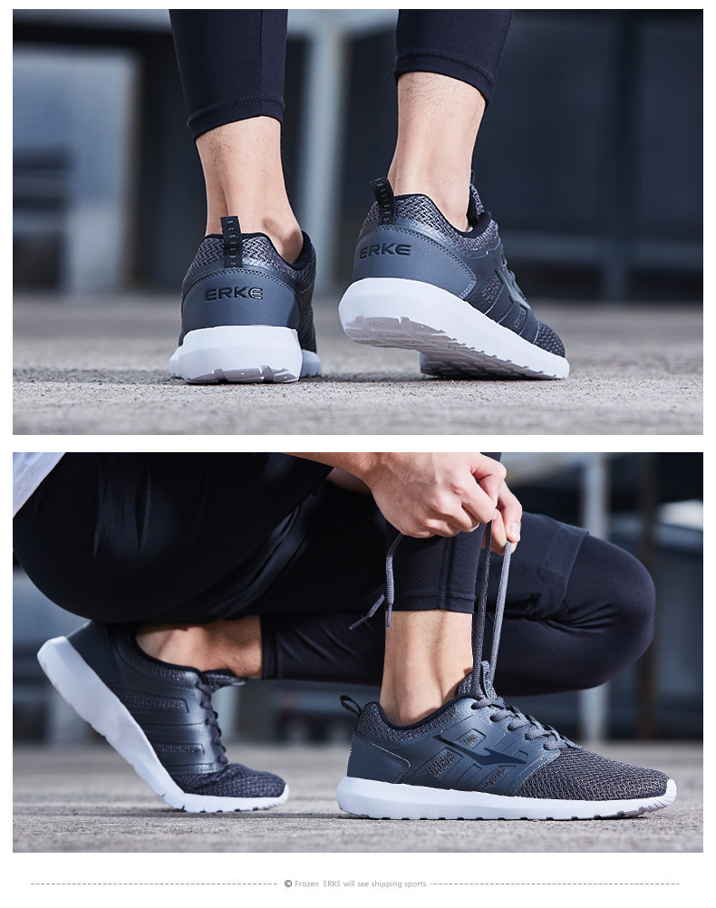 Hongxing Erke sneakers nam giày 2018 mùa hè mới giày chạy của nam giới không trượt đệm mặc của nam giới giày chạy thở giày thể thao nữ đẹp