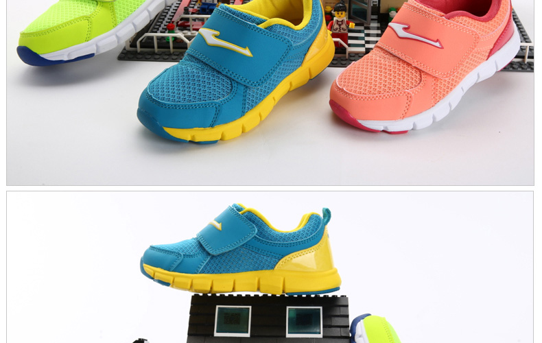 Hongxing Erke trẻ em mùa hè của breathable phổ mèo lớn sâu bướm lưới trẻ em mới của thanh thiếu niên trai giày giày cho bé gái