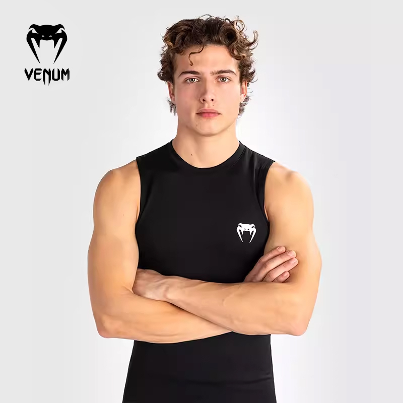 Venum Contender Men's Sleeveless Short-Sleeved Sports Vest Fitness Training Running Quick-Drying T-Shirt