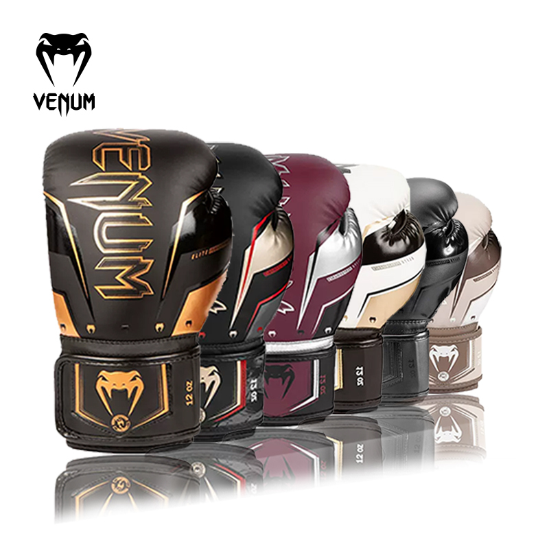 Venum Venom Elite Evo New Boxing Gloves for Training, Sparring, Fighting, Muay Thai Competition Gloves