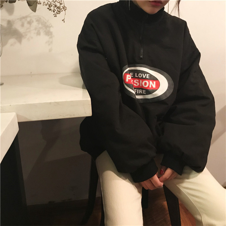 Mùa thu và mùa đông Hàn Quốc phiên bản của triều lỏng ulzzang phong cách Harajuku bf Hong Kong hương vị retro chic sinh viên dày áo bông phụ nữ áo khoác kaki nữ lót lông hàn quốc