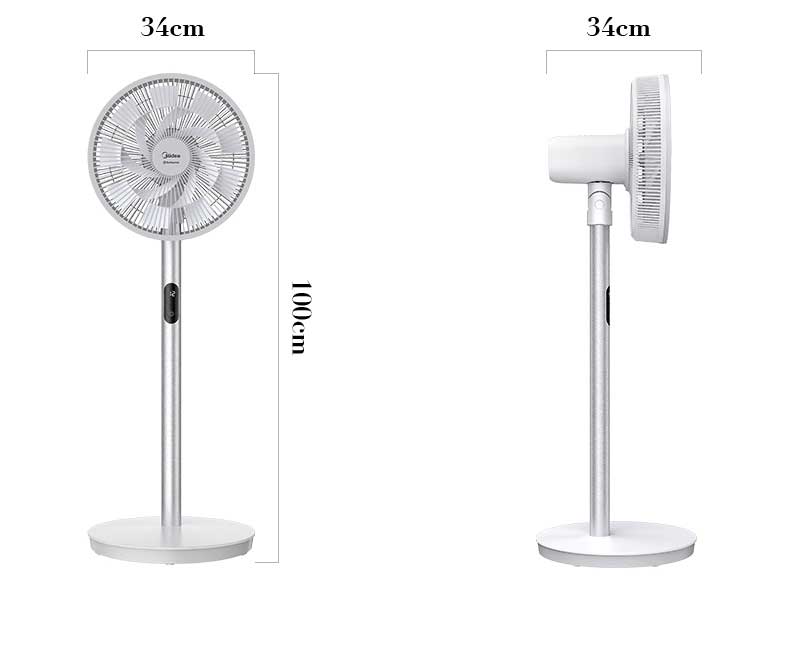 quạt trần mitsubishi Quạt điện đẹp LDC30AR quạt sàn máy tính để bàn dọc lắc đầu câm điều khiển từ xa quạt lưu thông không khí - Quạt điện quạt treo tường lifan