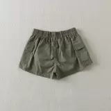 Европейские и американские ретро-шорты 2025 года, новый стиль, полуэластичные, простые, тонкие, универсальные, стираные, шорты-карго большого размера, шорты для женщин