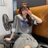 Японская школьная юбка, платье, милая студенческая юбка в складку, мини-юбка, подходит для подростков