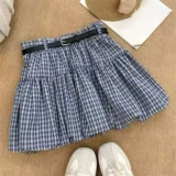 Ретро летняя мини-юбка для отдыха, юбка, А-силуэт