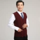 Áo len mùa xuân trung niên và áo len cổ nam