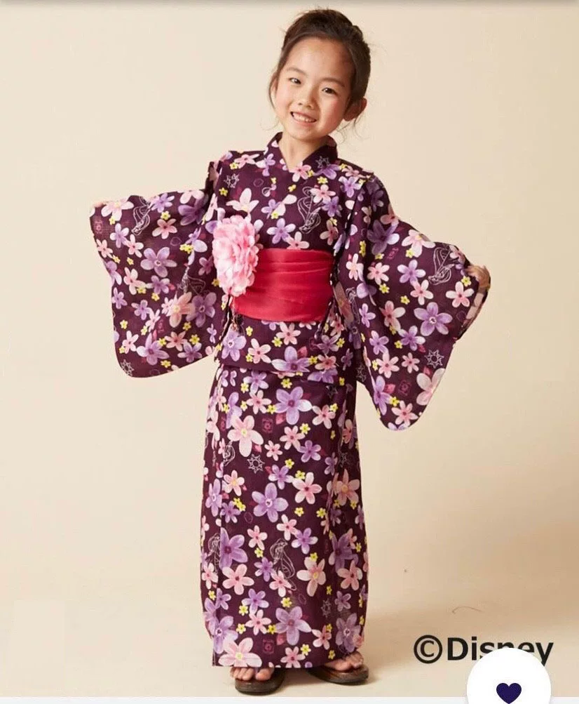 Japanese children's split bathrobe, cotton cloth, style