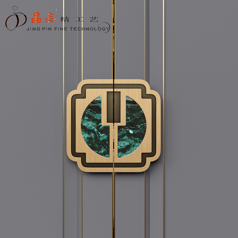 Modern minimalist aluminum alloy glass door handle clubhouse Van Real Wood Door Armrest Customised High-end Hotel Doorknob