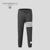 THOM BARNACLE official sweatpants womenS TB light luxury four-bar beam feet couple casual sweatpants