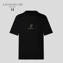 A KNACKFUSS official 2022 new T-shirt male brief Comfortable Printed Embroidery Casual Round Collar Blouse