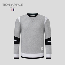 THOM BARNACLE official pullover mens handsome tide brand TB light luxury loose couple casual T-shirt