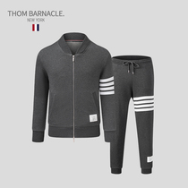 THOM BARNACLE official plus size suit men tb solid color big name youth slim jacket casual wear