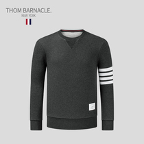  THOM BARNACLE official pullover mens classic tide brand TB light luxury loose couple casual T-shirt