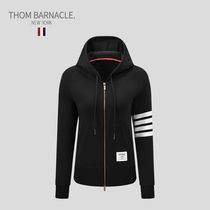  THOM BARNACLE official SWEATER mens TB tide brand four-bar pure cotton couple casual jacket