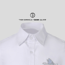 THOM BARNACLE OFFICIAL LIGHT EXTRAVAGANZA Fashion Casual Business Oxford Spinning Inch Shirt for Mens Fashion