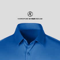 A KNACKFUSS official 2022 new mens shirt business pure color casual workout long sleeve shirt
