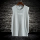 Mùa hè cotton vest nam tập thể dục chạm đáy áo thể thao Hàn Quốc vai Slim Áo không tay chữ áo thun mặc - Áo vest cotton áo ghi lê nam