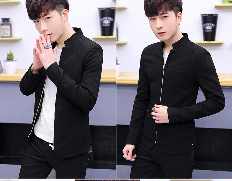 Áo khoác nam mùa thu 2019 nam mùa xuân áo khoác mỏng mùa xuân hè và mùa thu mới Slim Hàn Quốc bình thường mùa thu - Áo khoác đôi thời trang nam