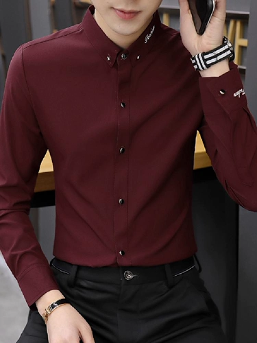 Весенний лонгслив, трендовая универсальная весенняя рубашка для отдыха, в корейском стиле