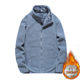 Sweatshirt ຜູ້ຊາຍດູໃບໄມ້ລົ່ນແລະລະດູຫນາວຂອງໄວຫນຸ່ມ fleece jacket ຜູ້ຊາຍ polar fleece cardigan ສອງດ້ານຂ້າງ jacket jacket jacket ຫນາ liner