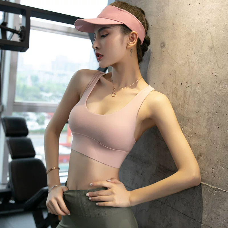 Спортивный бралетт (спорт-бра) от , ударопрочное нижнее белье, поддерживающее высокую прочность йога-одежды для зала, для бега