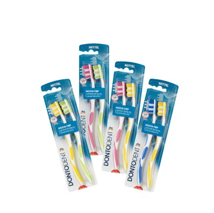 Германия Прямая покупка Dontodent Super Cleaning Super Cleaning Зородная зубная щетка Специальная предпочтительная новая упаковка