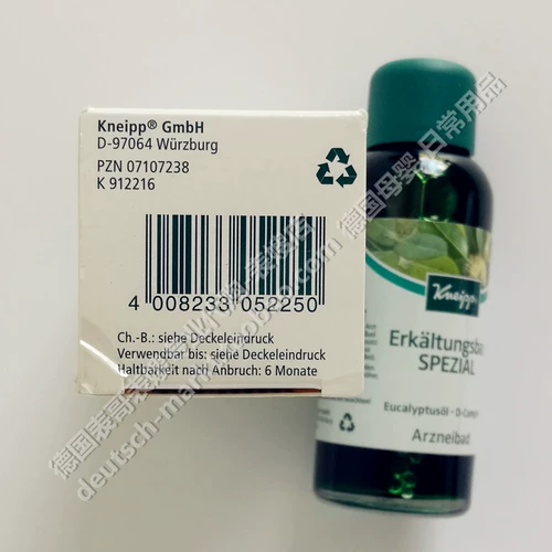 Прямая покупка в Германии Kneipp Eucalyptus ванна Эфирное масло Эфир