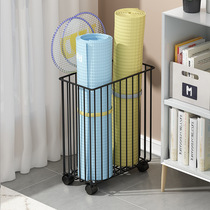 Yoga mat containing basket Fitness Sports Containing home Equipment racket Rack Dancing Ground Mat containing shelf