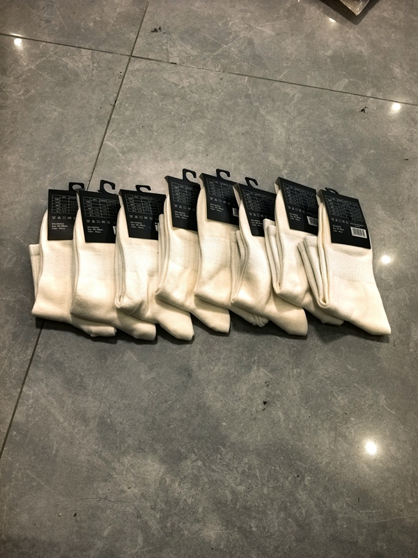 Gougou Socks Men's Mid-Calf Socks Versatile Solid Color Socks Value Pack 10 Pairs