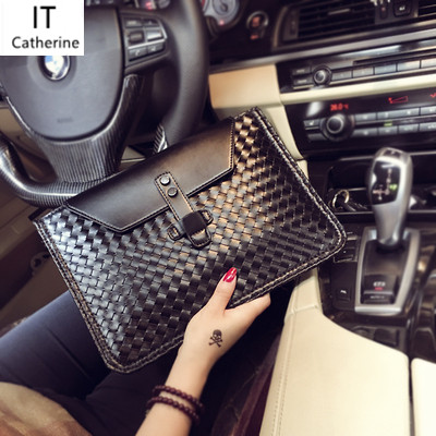 Hong Kong IT Catherine fashion men's clutch bag leather clutch bag men's bag business shoulder bag diagonal cross bag