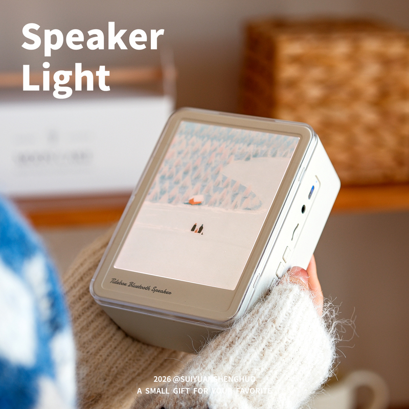Xixia Healing Series Luminous Photo Frame Bluetooth Speaker Birthday Gift for Girlfriend Gift Decoration Portable Small Speaker