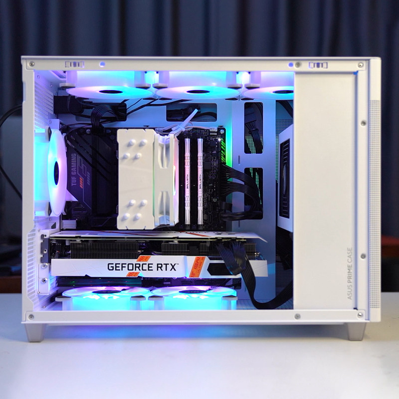 twelve generation i5 12490F RTX3060Ti RTX3060Ti race host Huashuo Ice Cube host shell complete machine