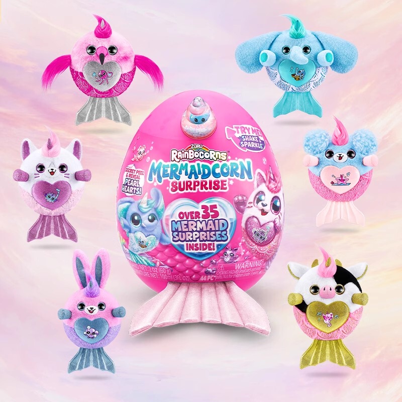 Zuru Magic Egg Cloud Wave Unicorn Mermaid Bella Crown Princess Elf Blind Box Plush Toy Zuru Magic Egg Cloud Wave Unicorn Mermaid Bella Crown Princess Elf Blind Box Plush Toy