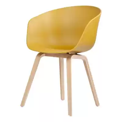 Peugeot Danish designer fashion dining chair personality dessert shop table matching chair solid wood chair plastic casual dining chair