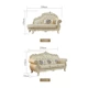 Bàn Cổ Châu Âu sofa da gỗ chạm khắc Pháp 123 căn hộ sofa phòng khách kết hợp của nghệ thuật ou đơn giản - Ghế sô pha