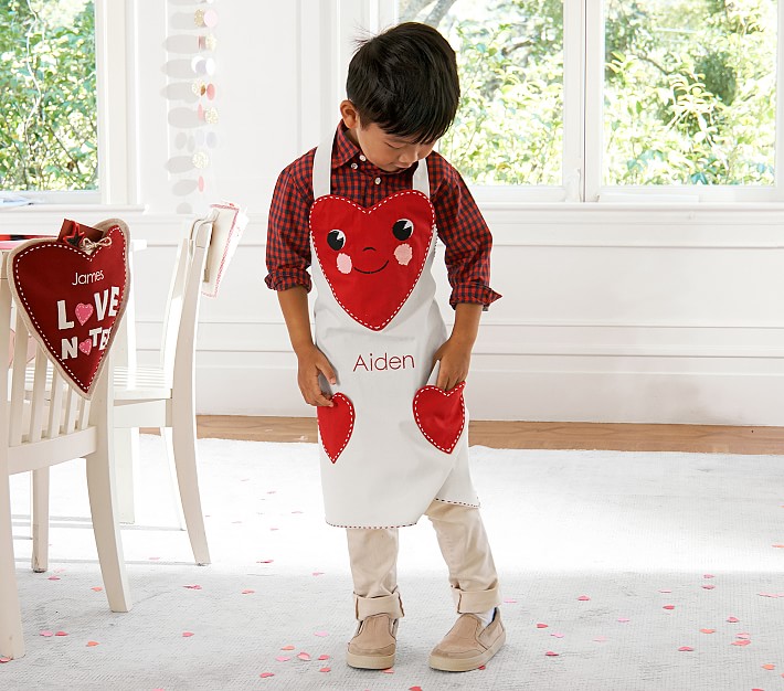 Cartoon Children's Apron Dress Christmas Season Thanksgiving Fine Arts Apron Baby Hood Clothing for a Apron Purse Embroidered name