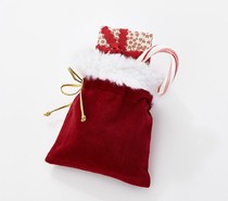 Merry Chritmas Christmas practical small gift bag corset mouth bag jewelry cosmetics candy packaging bag