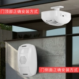 Добро пожаловать в индуктивный магазин, чтобы войти в дверь, чтобы приветствовать двери двухверовой голосовой супермаркета в дверях напоминания о колоколе.