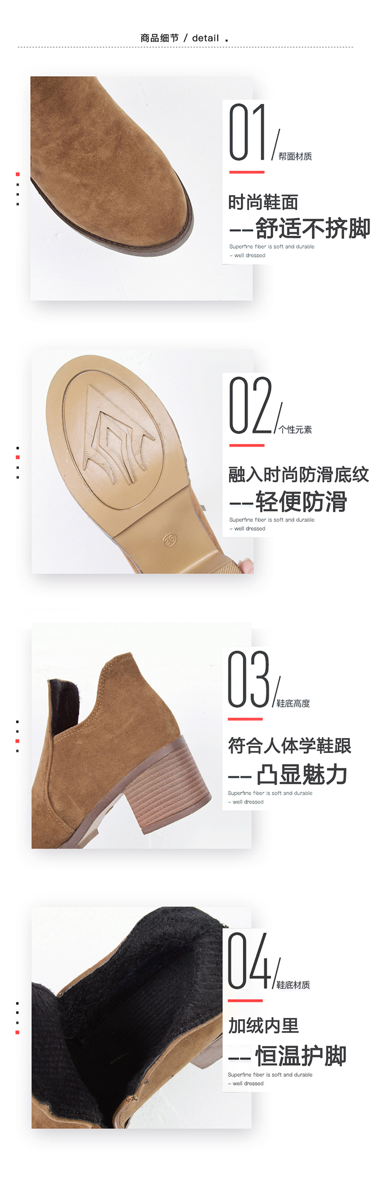 Bottes mi-saison femme en TPR - Ref 3250954 Image 9