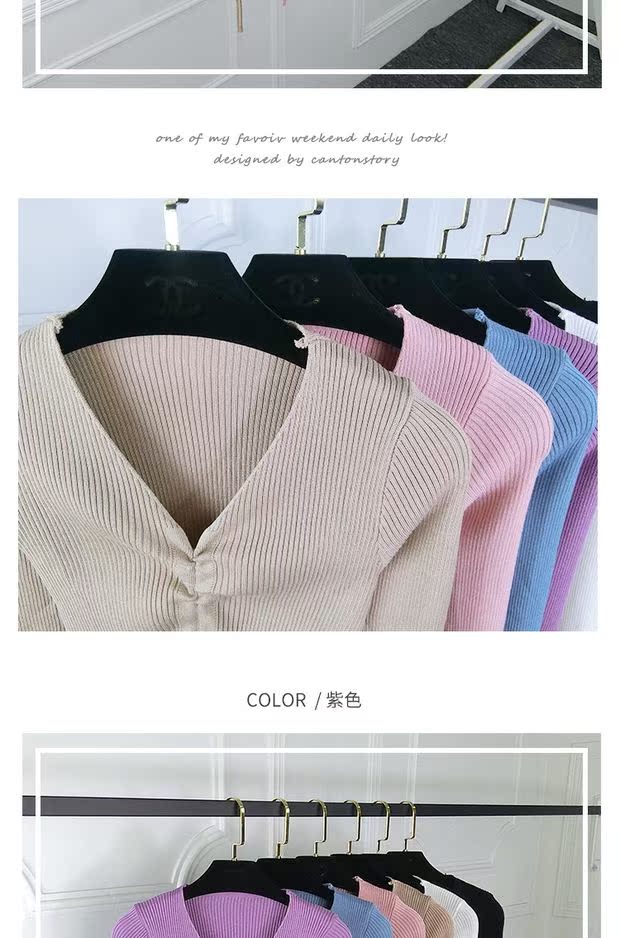 Mùa xuân và mùa thu của phụ nữ phiên bản Hàn Quốc của áo len trắng cổ chữ V dây rút tay dài, áo len lụa mỏng mặc áo sơ mi mỏng áo cardigan nữ hàn quốc